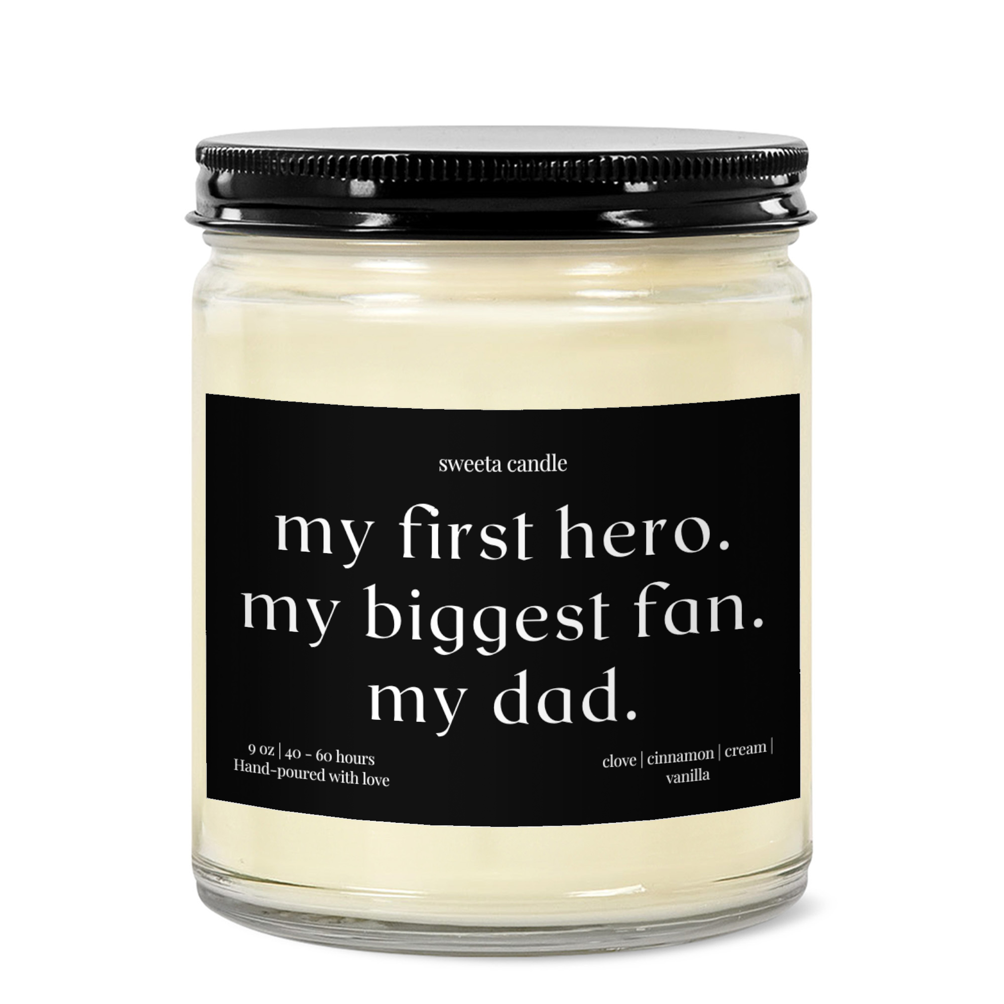 My First Hero - 9 oz Father's Day Scented Candle