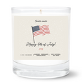 Happy 4th of July Luxury Soy Candle – Jasmine, Bergamot & Sandalwood (11 oz)